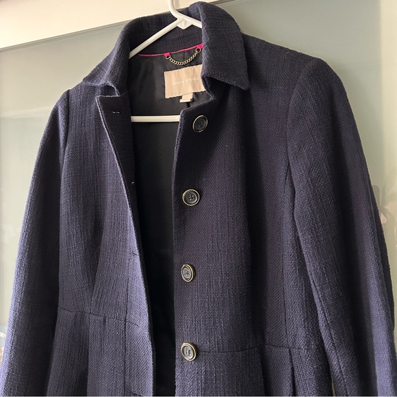 Gorgeous Banana Republic navy overcoat - Picture 9 of 10